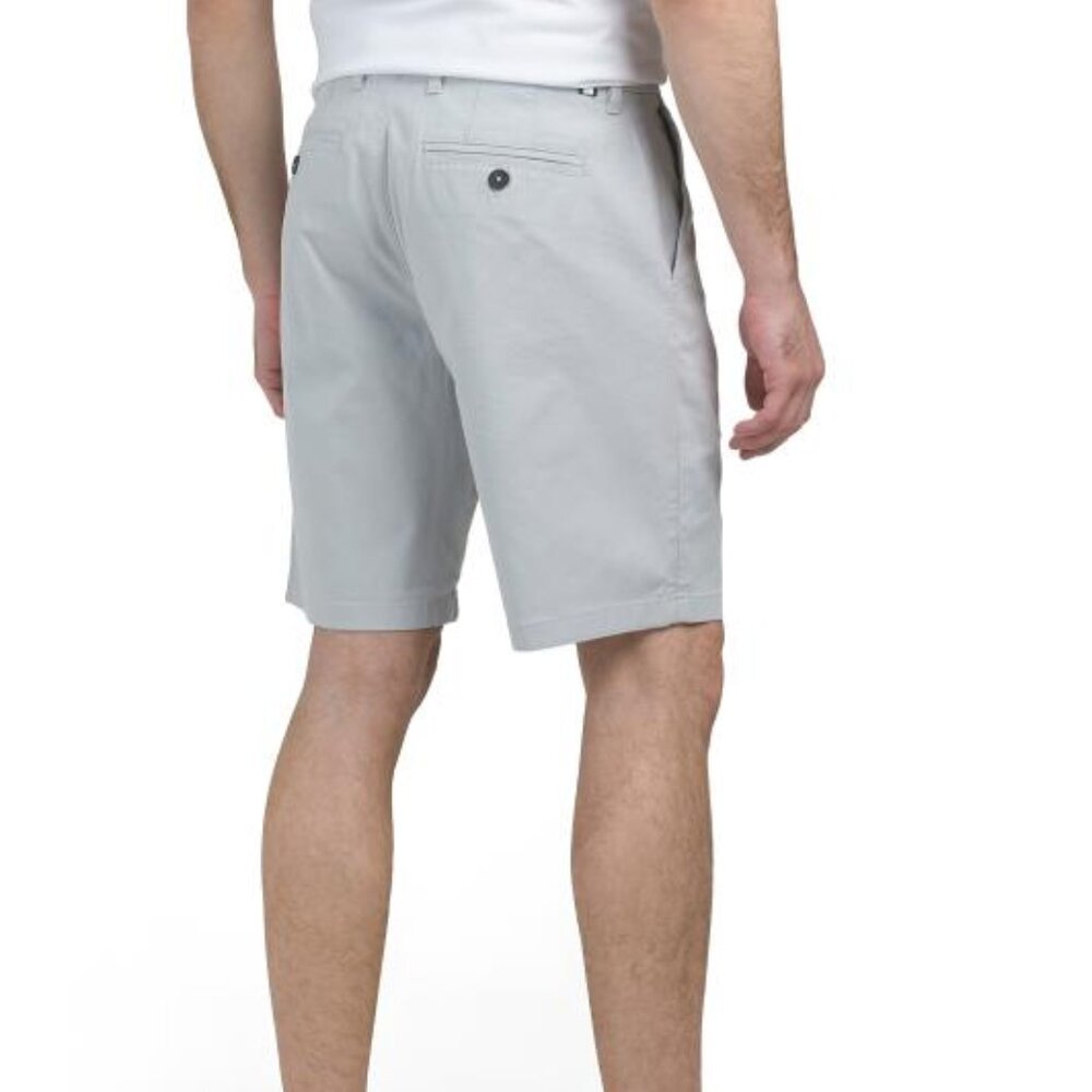 Club Room Chino Stretch Grey Golf Shorts 34 waist